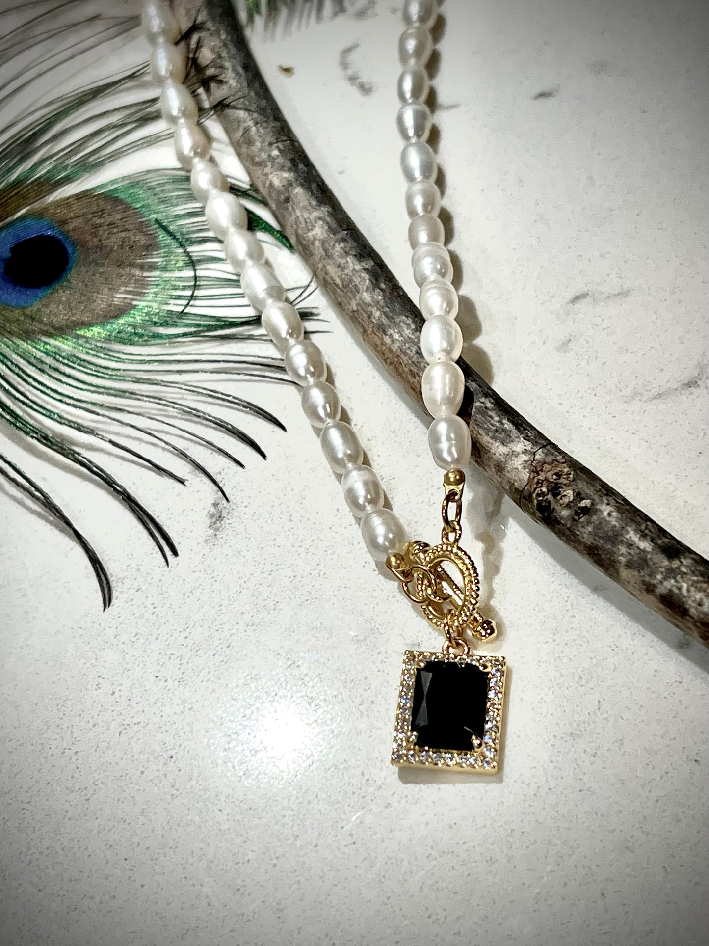 “Nocturna” Pearl Necklace