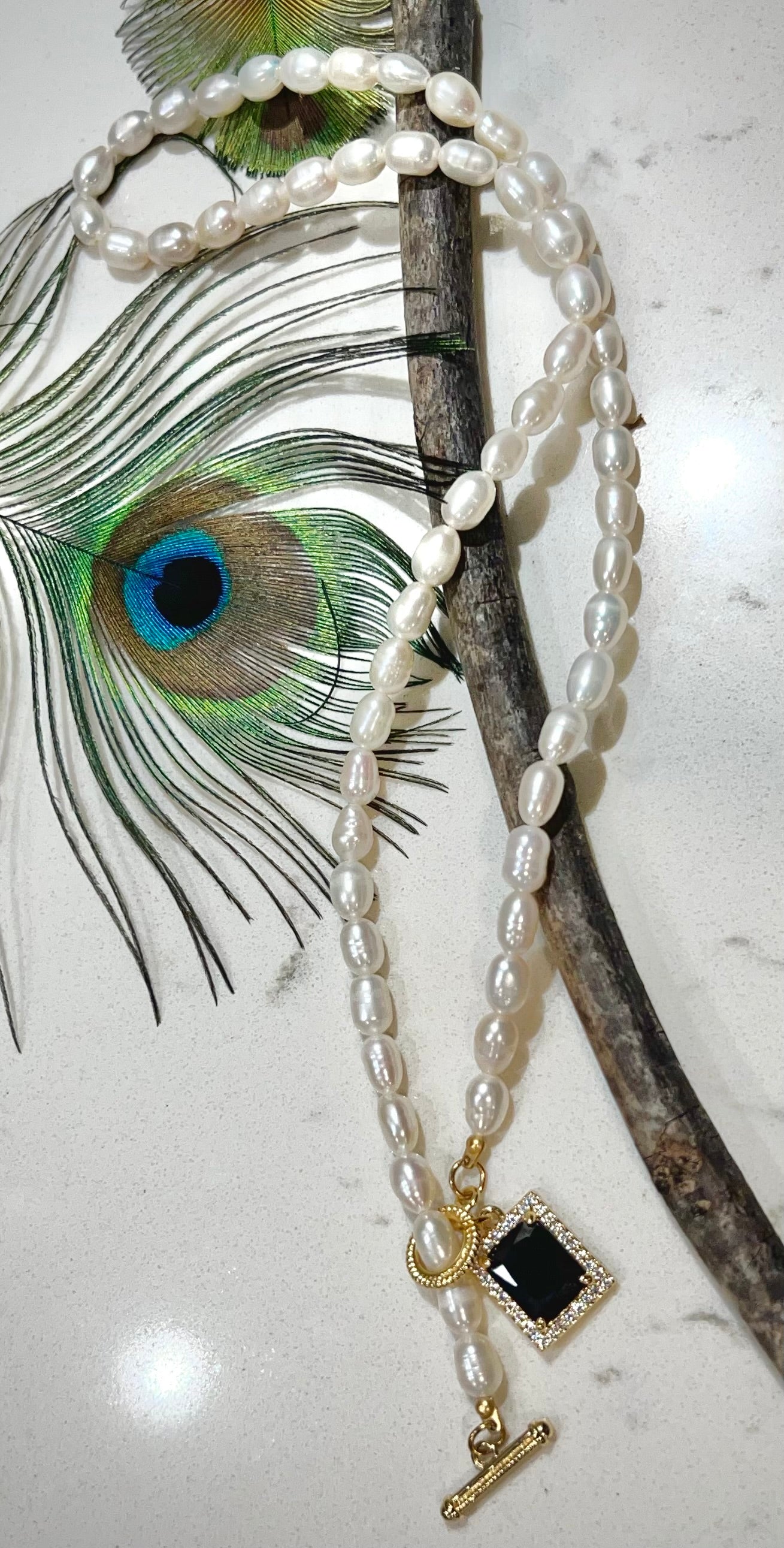 “Nocturna” Pearl Necklace