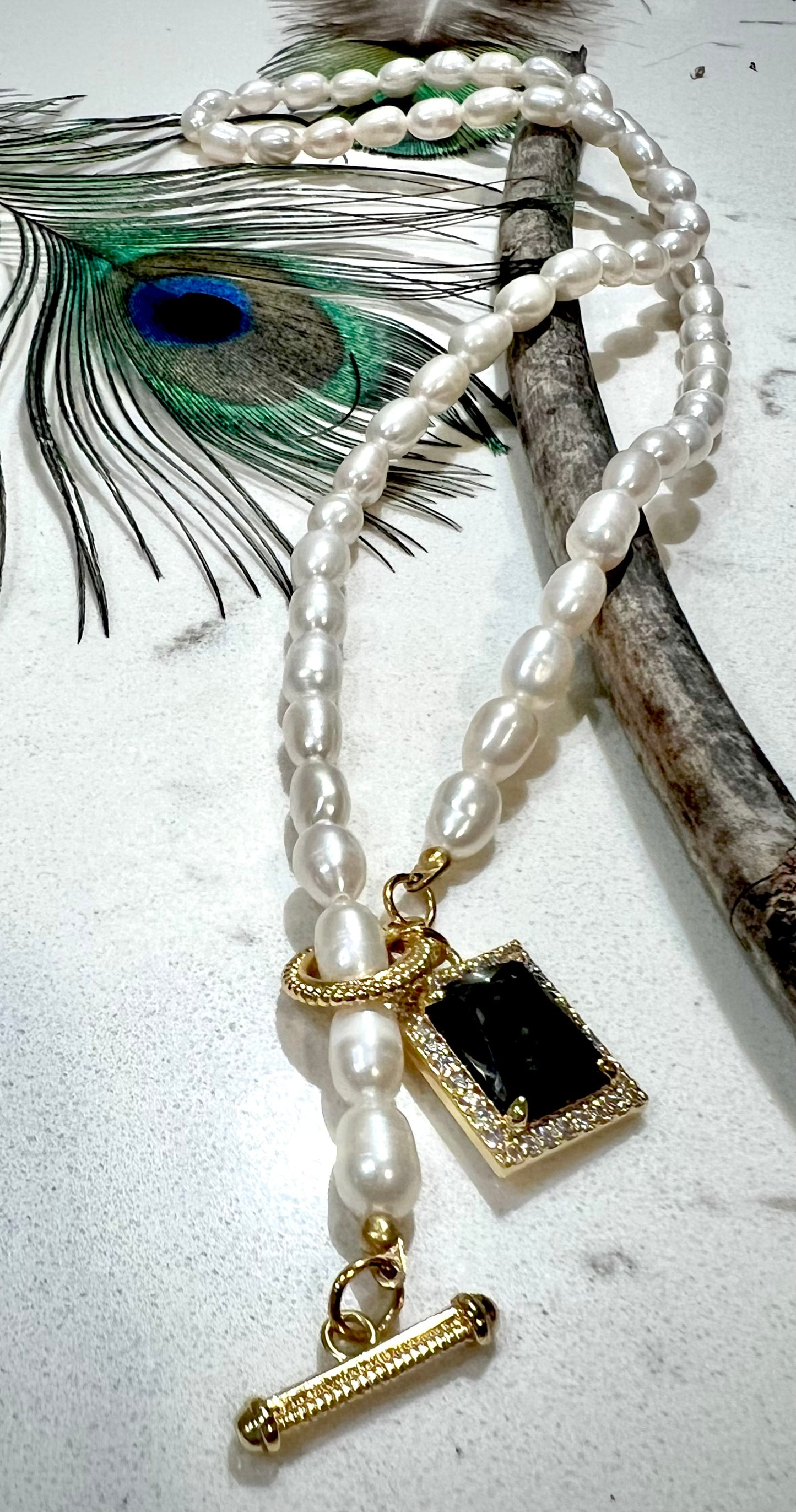 “Nocturna” Pearl Necklace